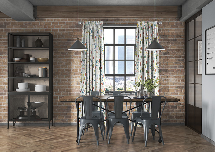 Amala, Teal - Made to Measure Curtains - Image 5